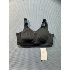 Nike Alpha High-Support Padded Adjustable Sports Bra Women's Sz S(A-C) Black‎